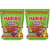 image:imageHARIBO Gummi Candy Sweet amp Sour Goldbears Gummy Bears with A Twist 256 Ounce Resealable Party Size Bag Delicious Soft and Chewy Snacks Assorted Fruity FlavorsTwin Snakes