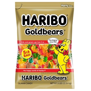 image:imageHARIBO Goldbears Gummi Candy 5 lb Bag Assorted FlavorsGoldbears
