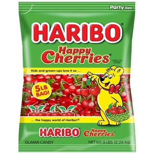 image:imageHARIBO Goldbears Gummi Candy 5 lb Bag Assorted FlavorsHappy Cherries