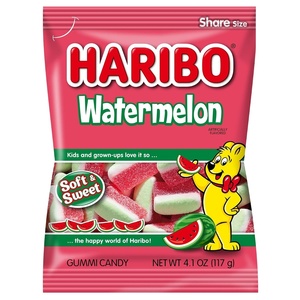 image:imageHARIBO Gummi Candy FizzyCola Gummy Candy Soda Bottles 5 Ounce Share Size Bags Pack of 12 Delicious Soft amp Chewy Sweet Snacks Sour amp Tangy Cola FlavorWatermelon