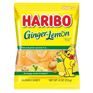 image:imageHARIBO Gummi Candy FizzyCola Gummy Candy Soda Bottles 5 Ounce Share Size Bags Pack of 12 Delicious Soft amp Chewy Sweet Snacks Sour amp Tangy Cola FlavorGinger Lemon