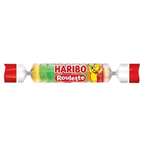 image:imageHARIBO Gummi Candy MegaRoulette Gummy Candy 159 Ounce Rolls Pack of 24 Delicious Soft amp Chewy Sweet Snacks Assorted Fruity FlavorsMegaRoulette